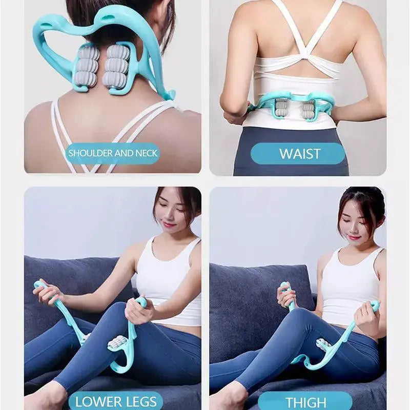 Deep Tissue Neck Massager With Rotating Balls For Relief