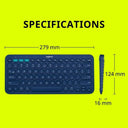 Logitech K380 Bluetooth Keyboard Seamless Multi Device Use
