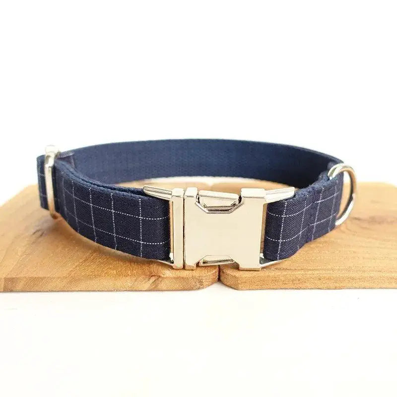 Nylon Dog Collar Set Personalized Engraving And Free Leash