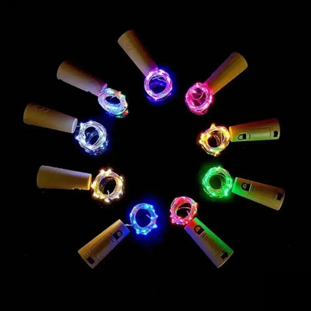 Corked LED Fairy Bottle Lights Enchanting Decor For Events