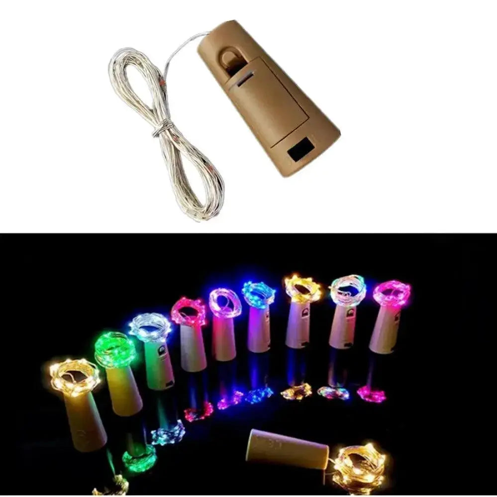 Corked LED Fairy Bottle Lights Enchanting Decor For Events