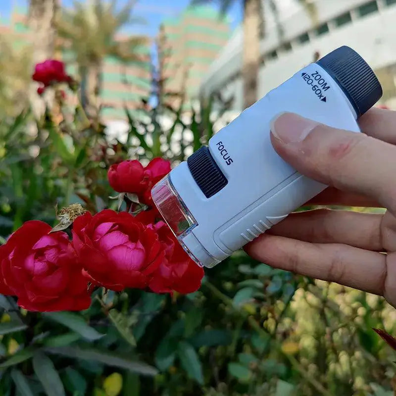 Explore Nature With Child Friendly LED Pocket Microscope