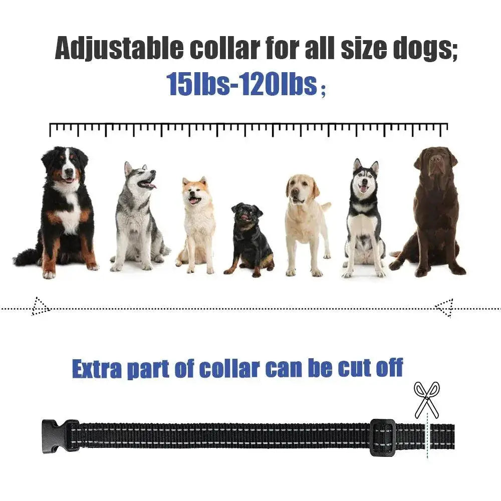 Electric Dog Training Collar Remote Shock Vibration IP7