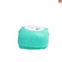 Gentle Pet Bath Brush With Silicone Massager