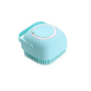 Gentle Pet Bath Brush With Silicone Massager