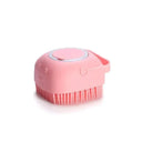 Gentle Pet Bath Brush With Silicone Massager