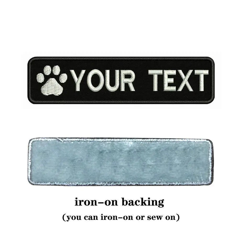 Custom Dog Paw Embroidery Patch Personalized Pet Style