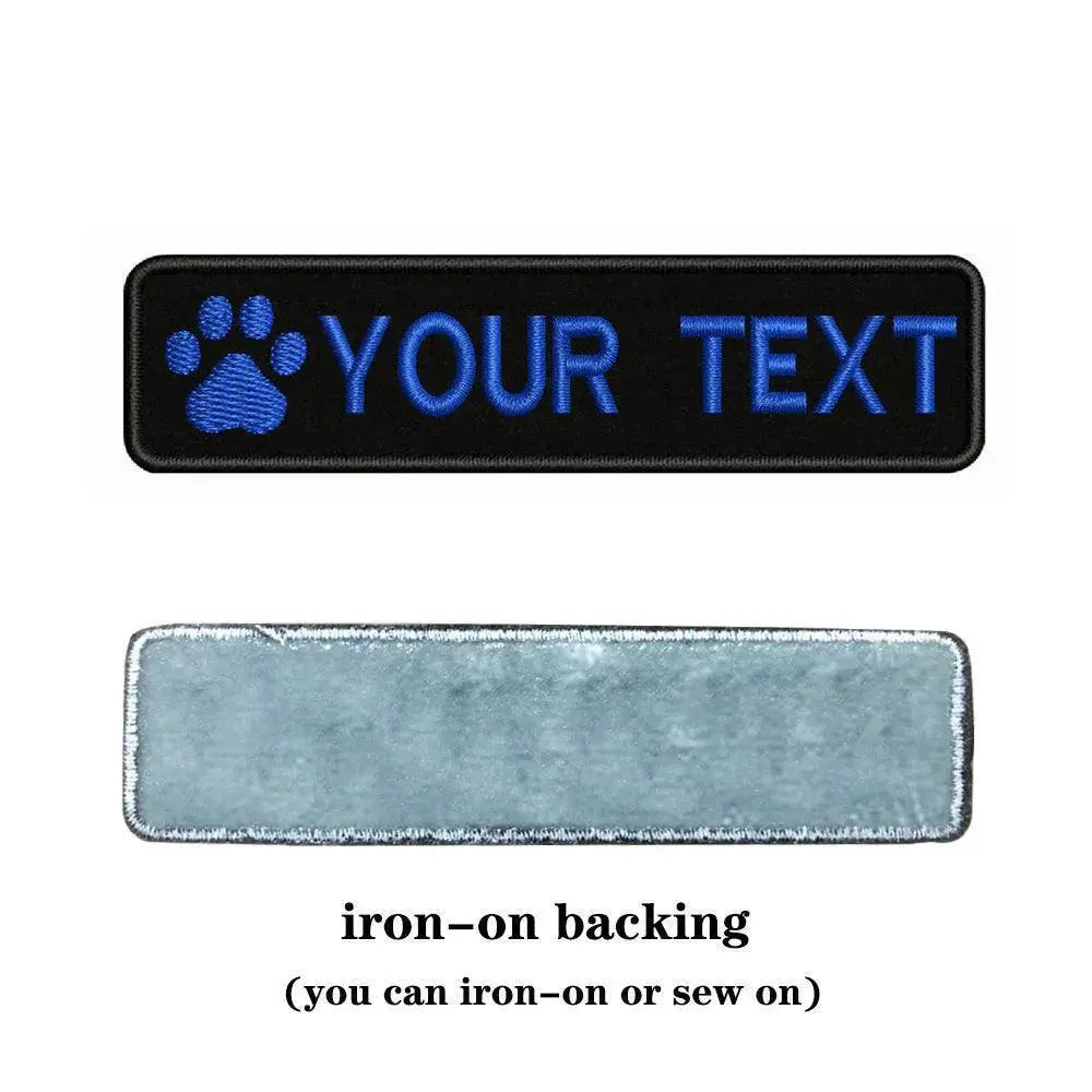 Custom Dog Paw Embroidery Patch Personalized Pet Style