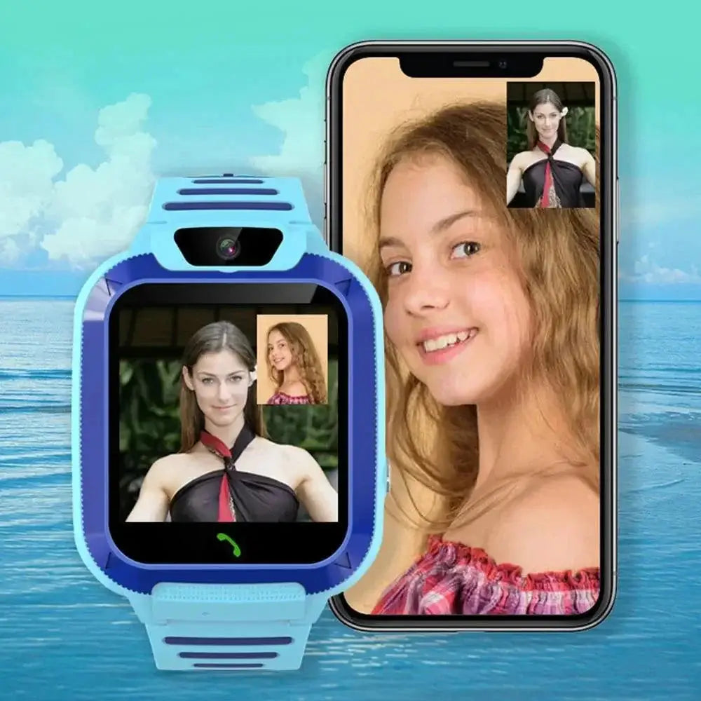 Kids GPS Smartwatch Waterproof Safety Tracker With Camera