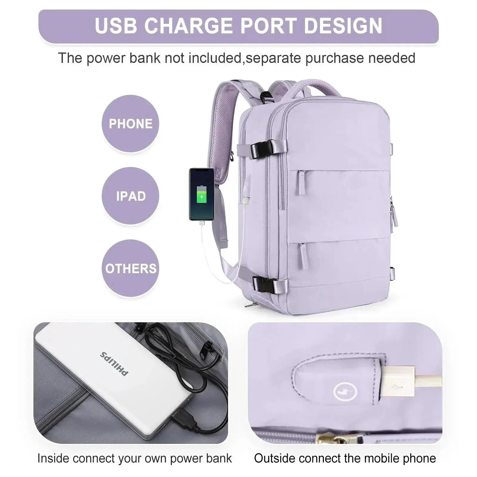 Ultimate Womens Travel Backpack Carry On Bag For Women