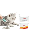 Mess Free Cat Grooming Brush with Wipes