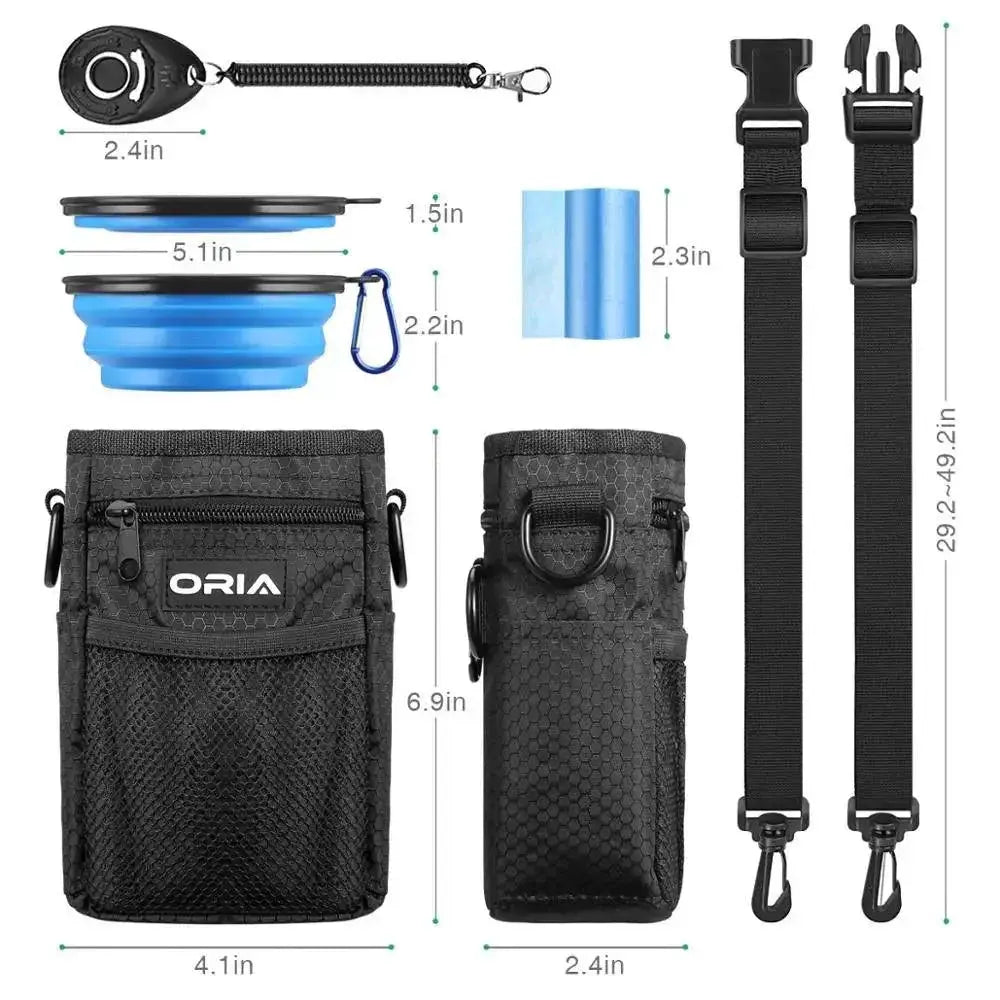 ORIA Dog Training Pouch With Waste Bag Dispenser Accessories