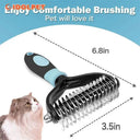 Less Shedding Deshedding Brush for Cats