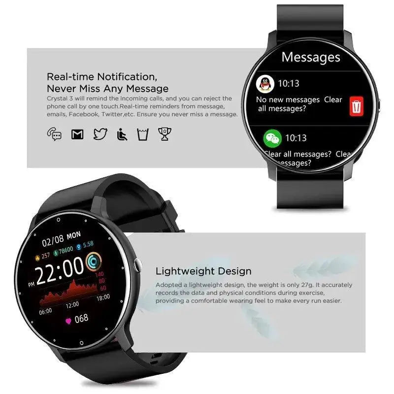 LIGE Smart Watch Advanced Fitness Tracker Heart Rate Monitor
