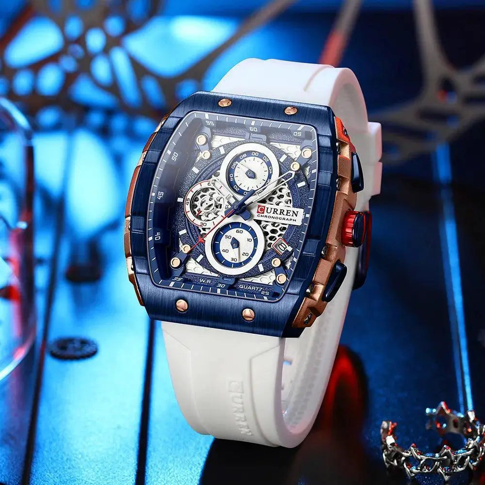 Waterproof Chronograph Watch For Men With Luminous Hands