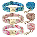 Floral Nylon Collar for Med/Lg Dogs Soft
