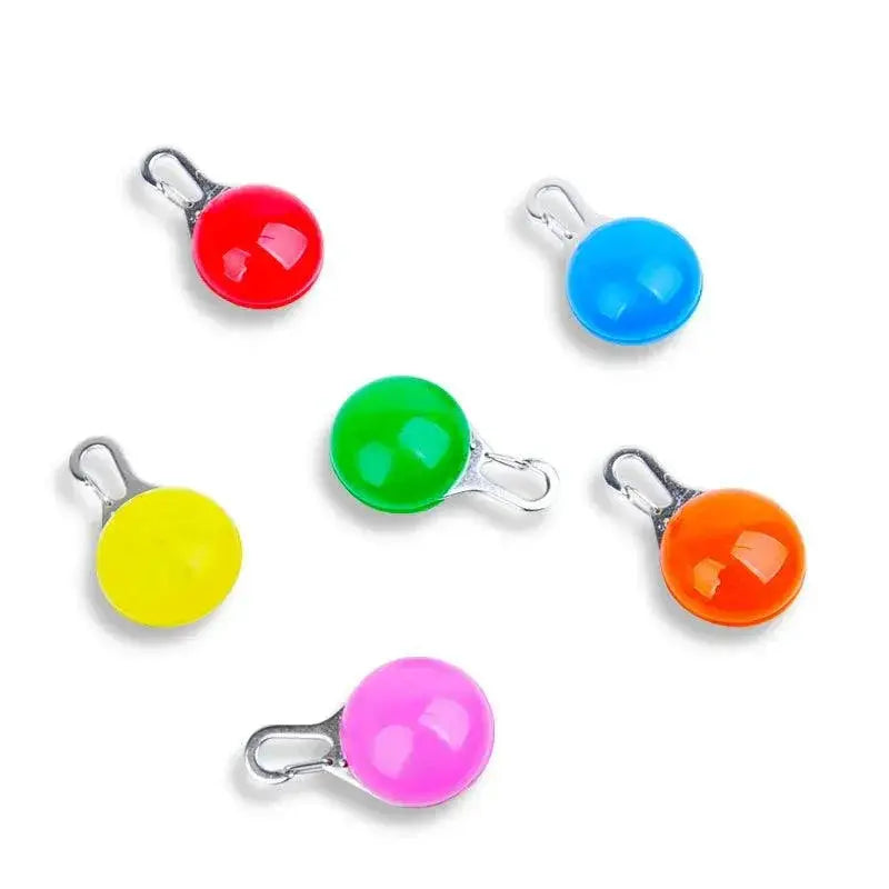 LED Pet Collar Pendant Rechargeable Light Leash Necklace