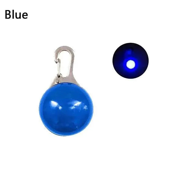 LED Pet Collar Pendant Rechargeable Light Leash Necklace