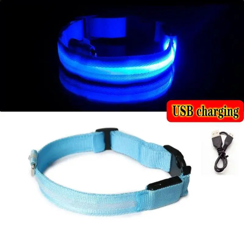 LED Dog Collar Light For Night Safety And Visibility