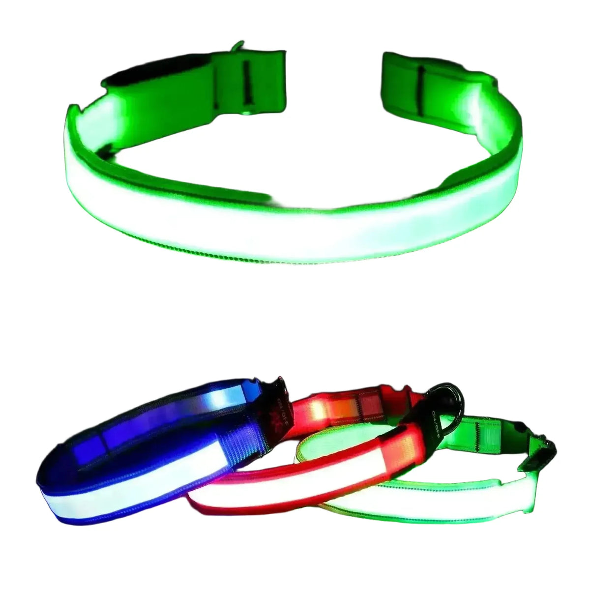 Nighttime Visibility LED Dog Collar — product view 1