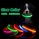 Led Dog Collar High Quality Fiber Three Flash Modes