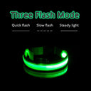 Led Dog Collar High Quality Fiber Three Flash Modes