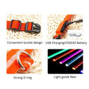 Led Dog Collar High Quality Fiber Three Flash Modes
