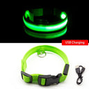 Led Dog Collar High Quality Fiber Three Flash Modes