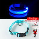 Led Dog Collar High Quality Fiber Three Flash Modes