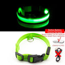 Led Dog Collar High Quality Fiber Three Flash Modes