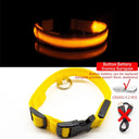Led Dog Collar High Quality Fiber Three Flash Modes