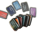 Bold Ink Pad Set for DIY Arts & Crafts
