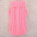 Cozy Cotton Pet Knitted Sweater Winter Warmth Size M