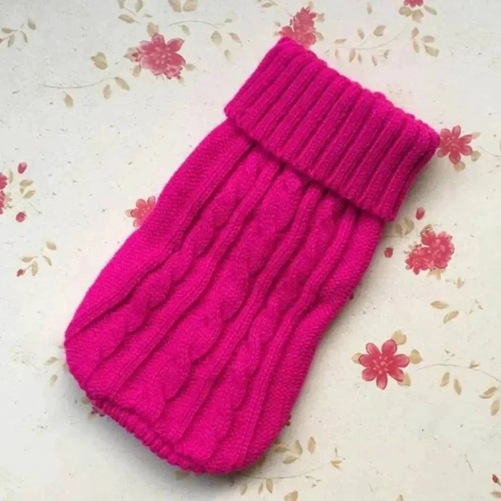 Winter Warmth Pet Sweater for Walks — product view 9