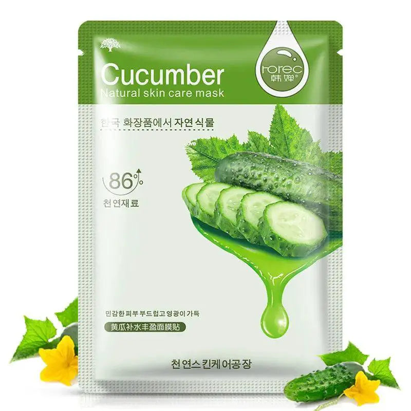 Hydrating Facial Mask With Blueberry Cucumber Pomegranate