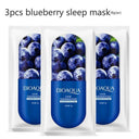 Hydrating Facial Mask With Blueberry Cucumber Pomegranate