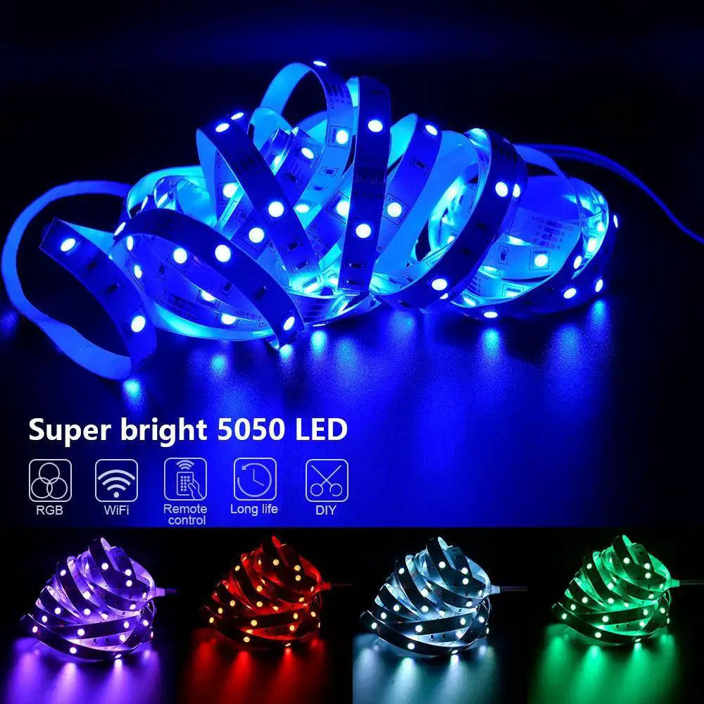 ColorRGB LED Strip Lights Dynamic Music Sync Color Change