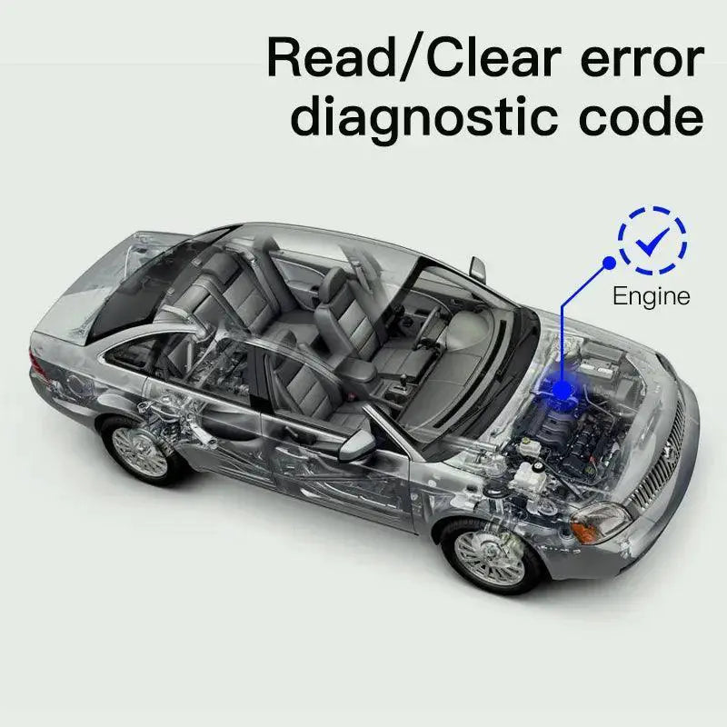 Kuulaa OBD2 Bluetooth Car Diagnostic Tool for iOS Android