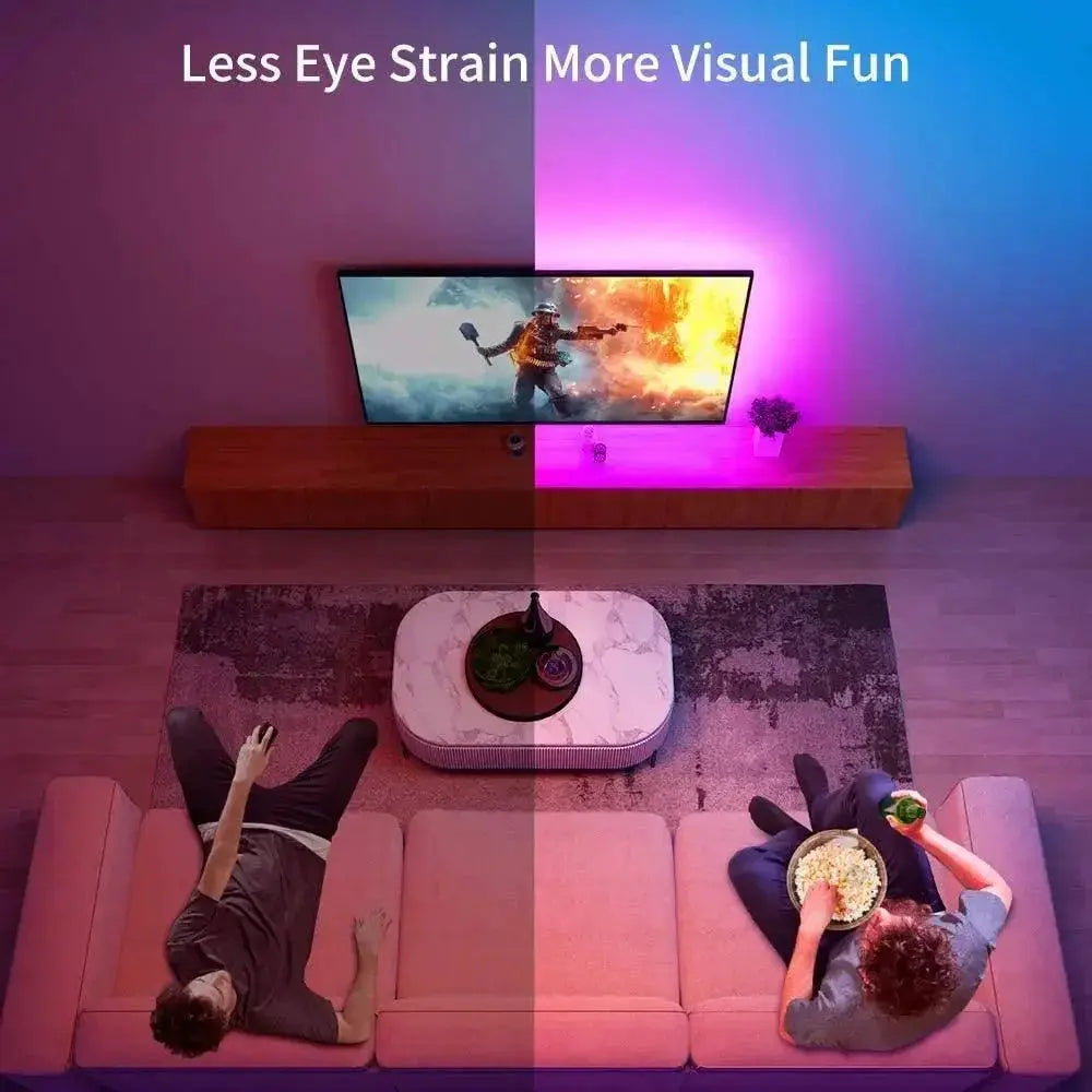 Smart RGB LED Strip Light With Bluetooth Control For Decor