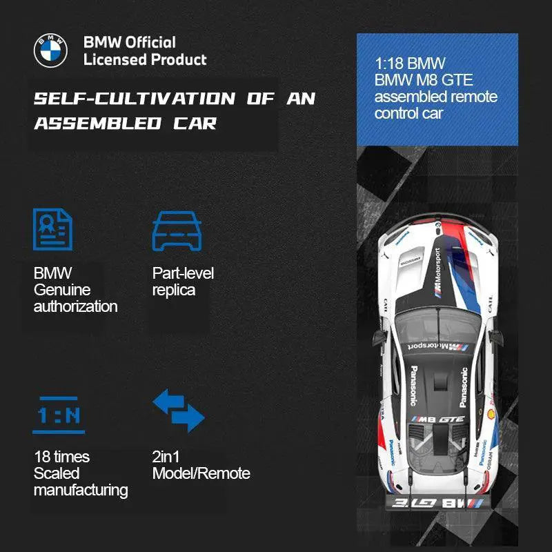 BMW M8 GTE Luxury RC Racing Car Kit 1 To 18 Scale Model