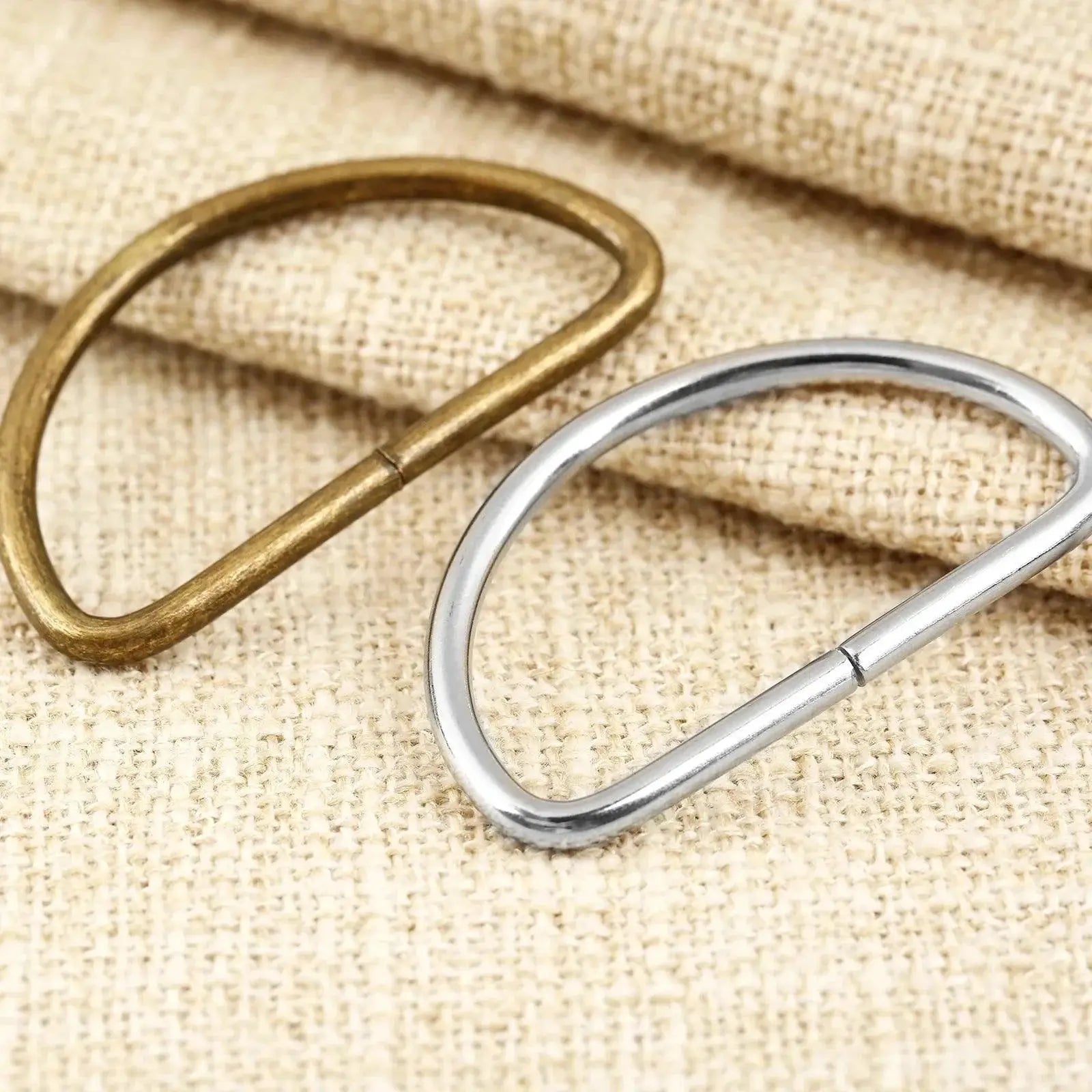 Vintage Metal D Ring Buckles For Stylish DIY Sewing