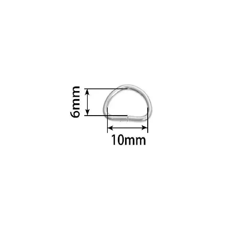 Vintage Metal D Ring Buckles For Stylish DIY Sewing