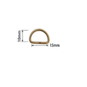 Vintage Metal D Ring Buckles For Stylish DIY Sewing