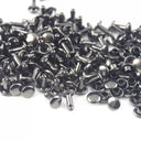 Metal Double Cap Rivets Studs For Leather Craft Projects