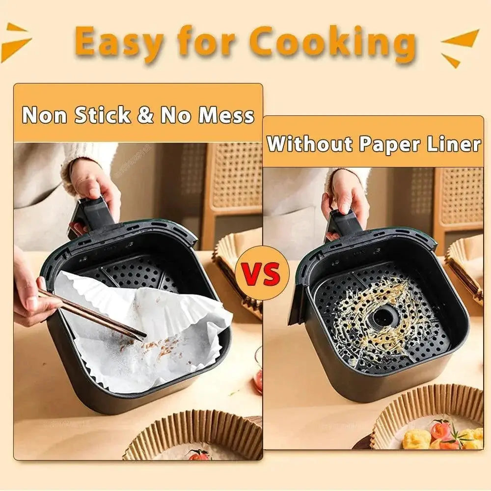 Air Fryer Liners Disposable Nonstick Papers 50 Pack