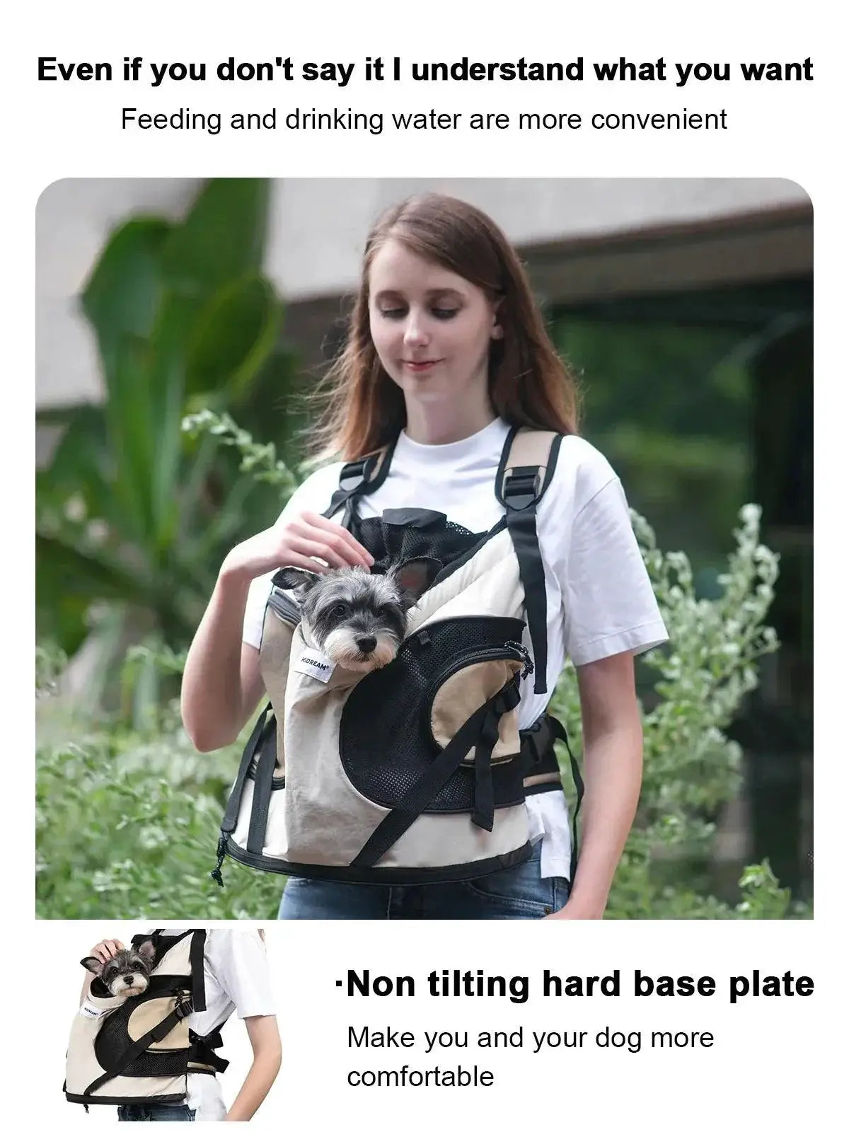 PawVoyage Puppy Kitten Travel Sling Front Carrier Bag