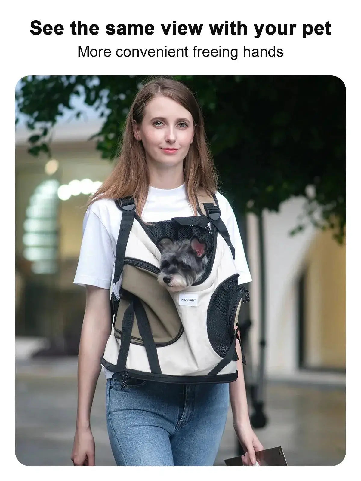 PawVoyage Puppy Kitten Travel Sling Front Carrier Bag