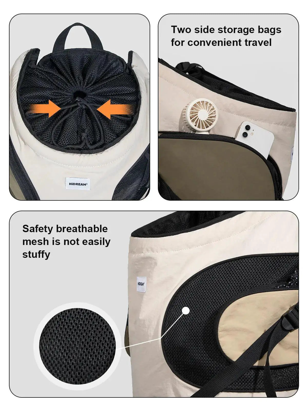 PawVoyage Puppy Kitten Travel Sling Front Carrier Bag
