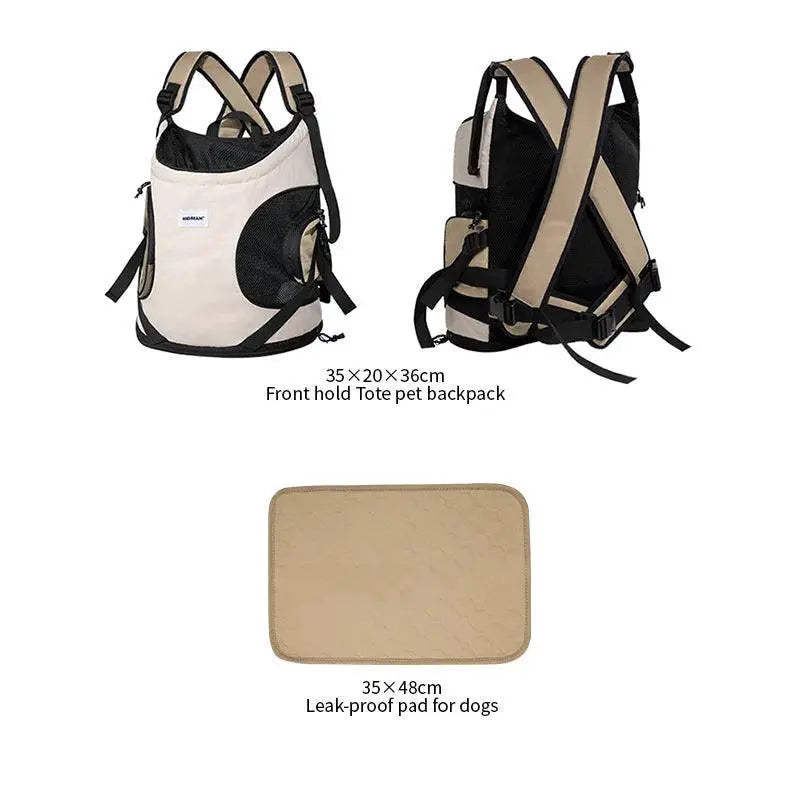 PawVoyage Puppy Kitten Travel Sling Front Carrier Bag