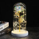 Enchanted Galaxy Rose Glass Dome Eternal Love Gift Deluxe